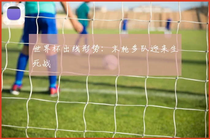 世界杯出线形势:末轮多队迎来生死战